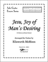 Jesu, Joy of Man's Desiring Guitar and Fretted sheet music cover